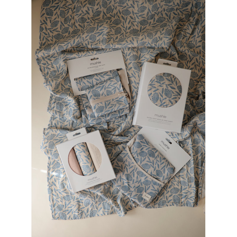 Changing Pad Liner - 3 Pack, Blue Flowers Combo