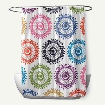Araiza Geometric Shower Curtain
