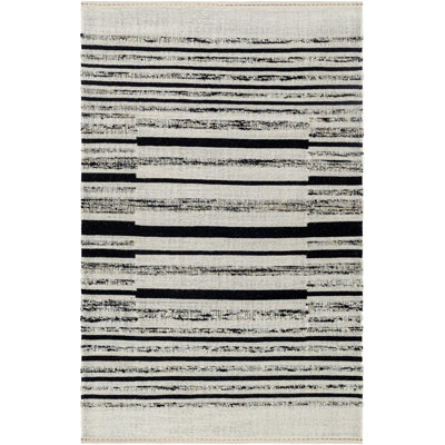 Goteborg Striped Area Rug in Gray