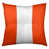Orange / blanc