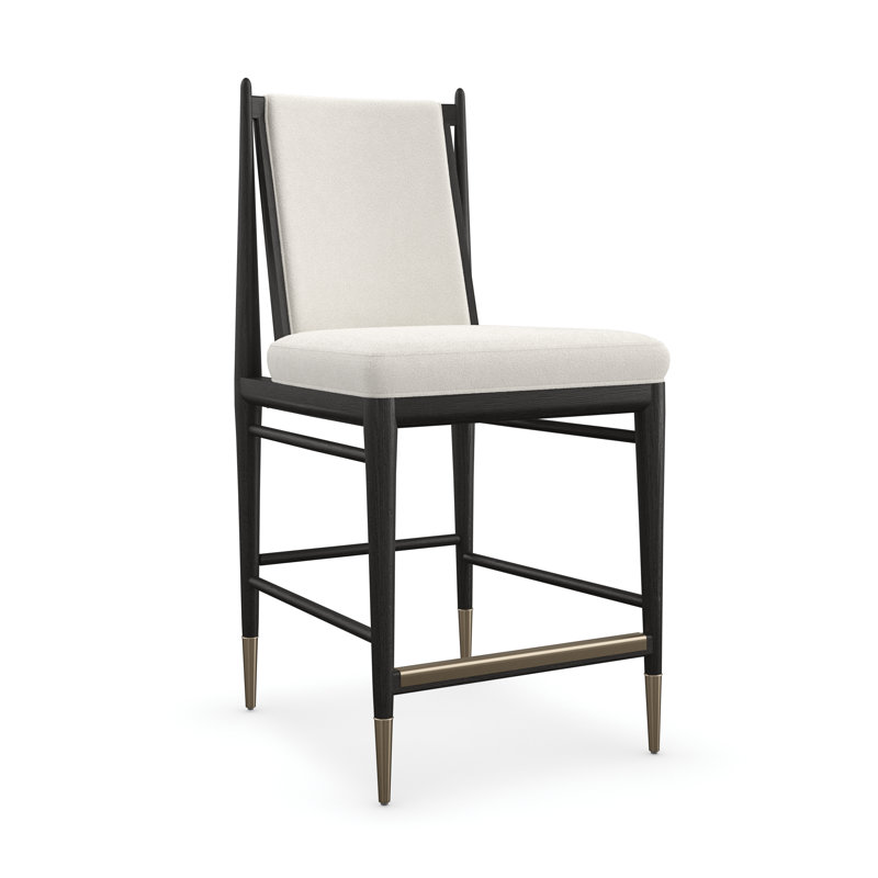 Modern Principles Light Counter Stool, Counter Stool (25" Seat Height), Cinder/Lucent Bronze Metallic