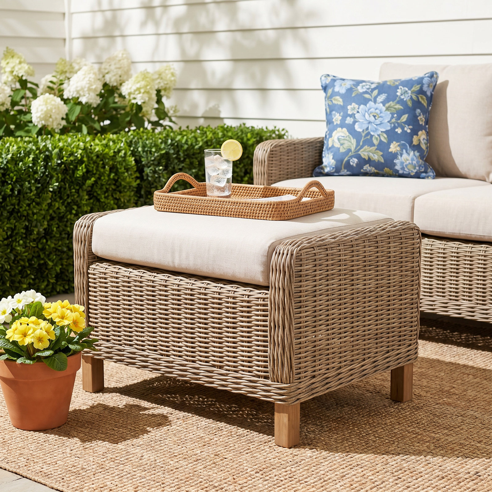 Kells Sunbrella® Patio Ottoman
