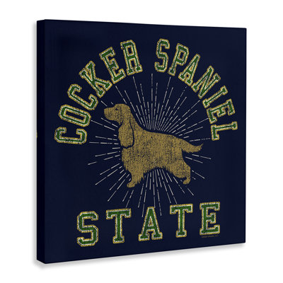 Art mural Cocker Spaniel State par Spirit Animals / Life Is High