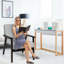 Fauteuil en lin l 23 po Janyce-795444100