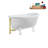 57.5'' x 29.5'' Soaking Acrylic Bathtub-83636130-83636115