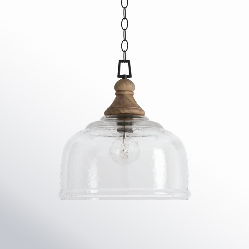 Ahlam 1 - Light Gray Wash/Iron Silk Single Pendant