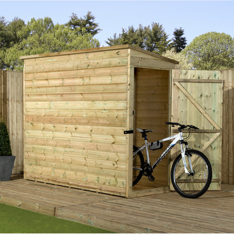 3 Ft. W x 6 Ft. D Shiplap Pent Wooden Shed