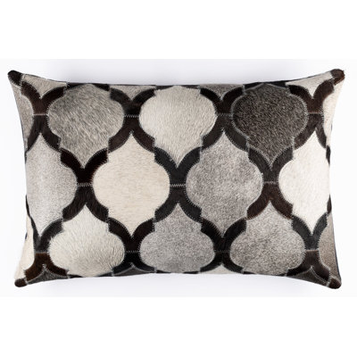 Canvello Genuine Cowhide Leather Decorative Throw Pillows - Handmade Patchwork Boho Accent Pillows For Sofa, Couch, Bed, Chair - Western Southwestern Farmhouse Pillow Covers With Feather Down Insert Included