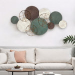 Woven Texture Metal Plate Wall Decor