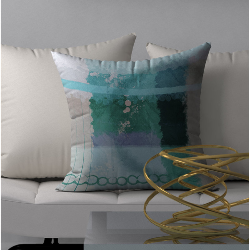 Housse de coussin carrée/insert, 18" x 18"