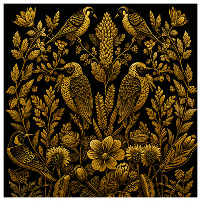 Couvertures botaniques Golden Birds