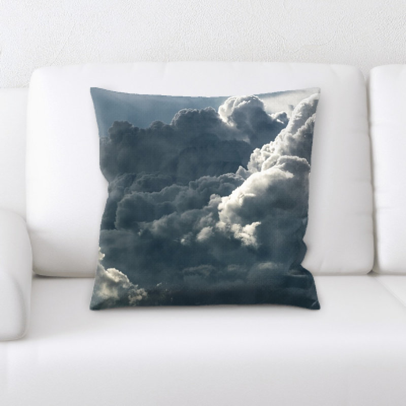 Microsuede Reversible Throw Pillow
