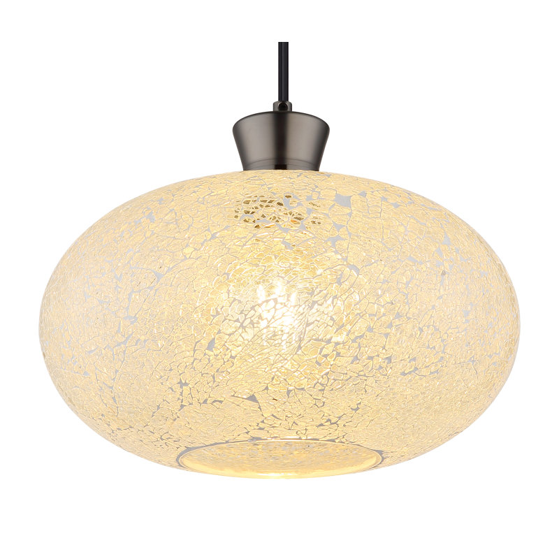 Denetra 1 - Light Matte Black Geometric Pendant