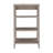 Linen Cabinet Jenne, Four Open Shelves, Light Gray Finish-1936516322