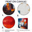 Luyster abstrait New York avec drapeau américain - art mural grand New York-708333593-708333594-708333596