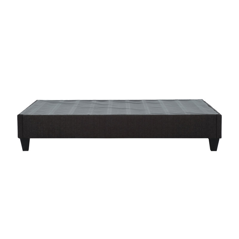 Modern Upholstered Platform Bed Frame, Twin