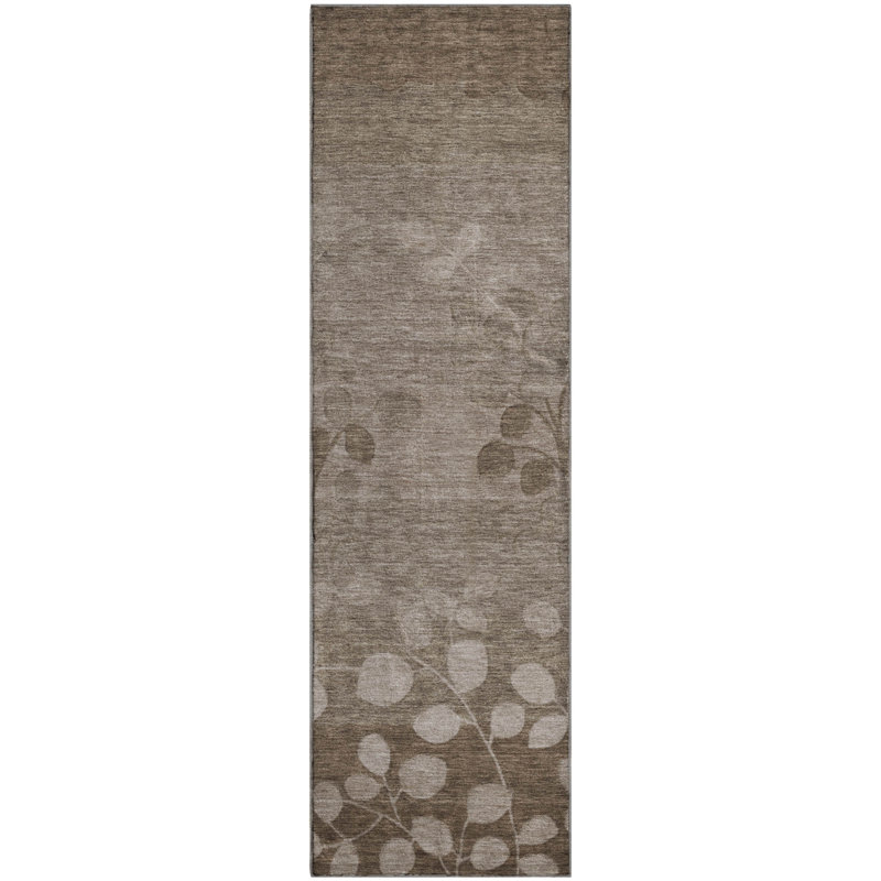 Premium Machine Washable Jakiyra AMF1900 Floral Rug, Runner 2'3" x 7'6"