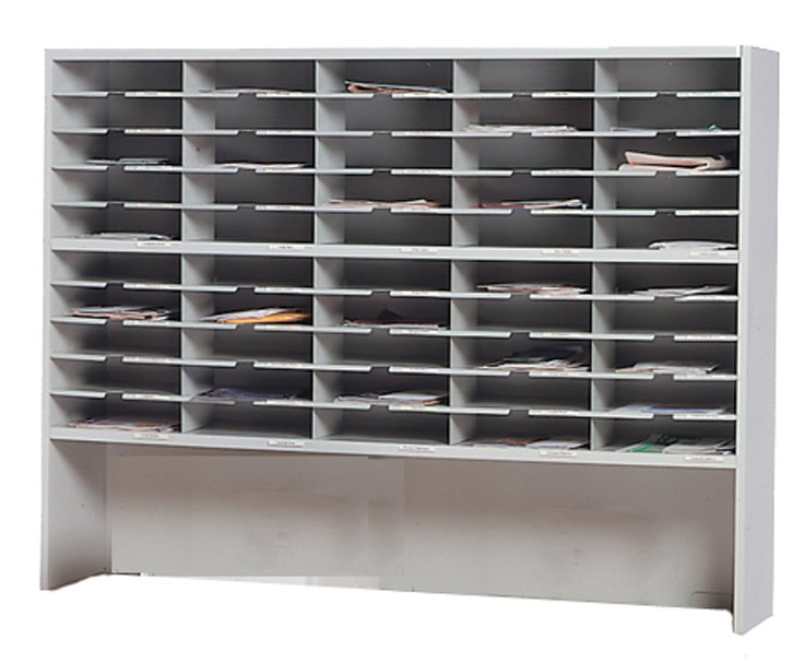 Mayline Group 50 Compartment Mailroom Organizer
