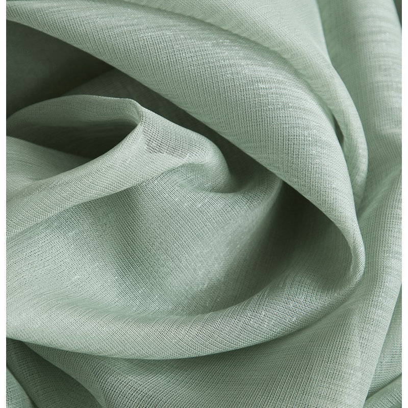Carmille Semi-Sheer Grommet Curtain Panels, 54" W x 84" L, Sage Green
