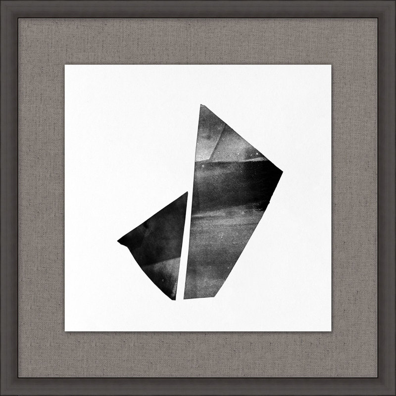 Shift Monoprint S2 Print, Black Framed