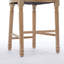 Ensemble de 2 tabourets de bar en bois massif avec tabourets de bar en bois massif