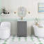 Ensemble de meuble-lavabo autoportant 20 po avec comptoir en céramique 20 po-26917780