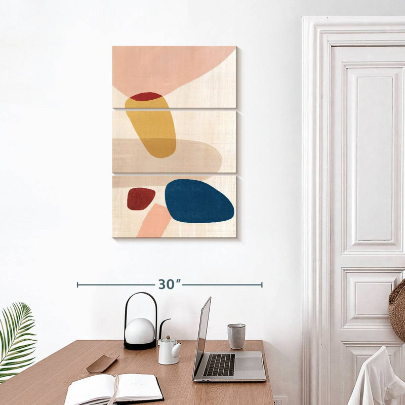 Avery Pink Pebbles, 32" H x 20" W