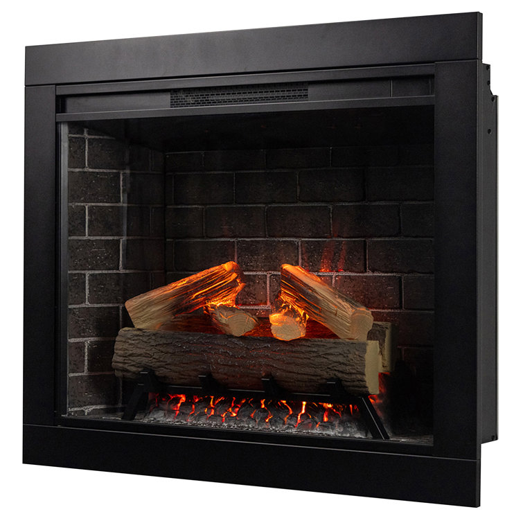 Uptown 33" Infrared Electric Fireplace Insert Heater with Trim Kit, Compatible with Alexa & Google, Remote Control