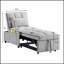 Canapé-lit simple capitonné avec dossier réglable et coussins, méridienne convertible pour une utilisation polyvalente-951436126