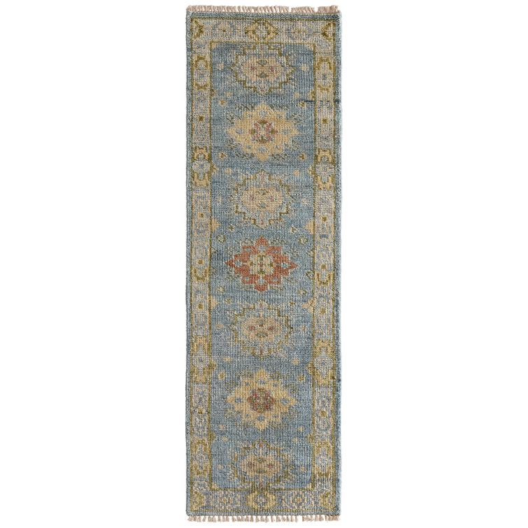 Abinav Wool Oriental Area Rug