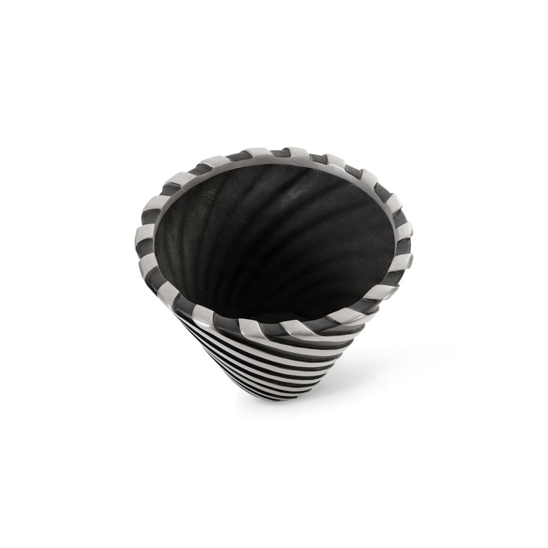 Turbo Resin Pot Planter, 12" H x 16" W x 16" D, Gel Coat White