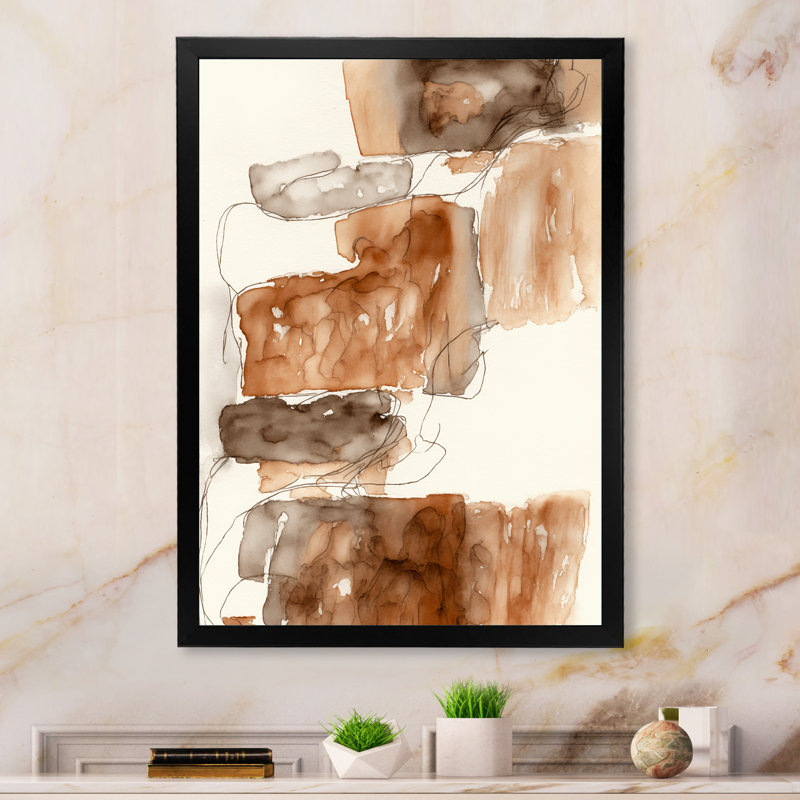 Canyon Ridge Explorations VI - reproduction sur toile, Impression noire sur toile encadrée, L 12 po x H 20 po