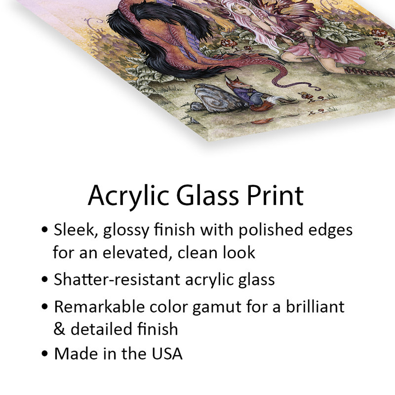 Gathering At Dawn Print On Acrylic Glass