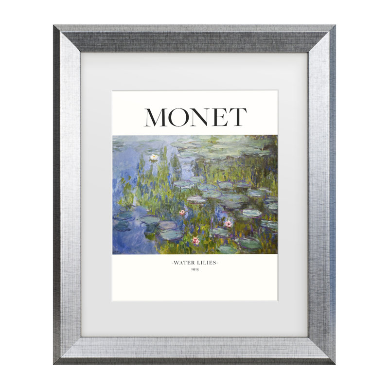 Claude  Monet Water Lilies 1915 Matted Framed Art