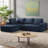 Chenille L-Shape Luxury Sectional Sofa Oversized 4-Seater with Tufted Design & Pocket Spring Support, No Assembly Required, Compressed Delivery for Modern Living Spaces-737015139-737015138