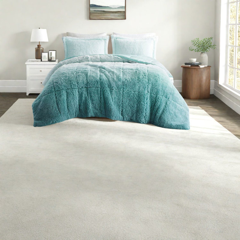 Cozy Ombre Bedding Sets, Polyester Material, Modern Style For Home