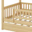 Lit cabane avec lit gigogne-687077676