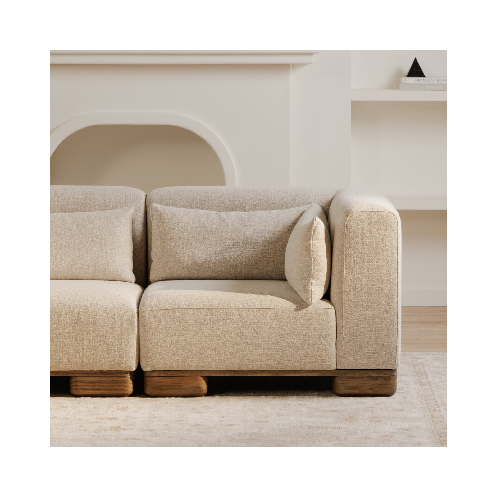 Beau Corner Chair Performance Fabric