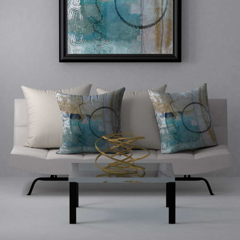 Housse de coussin carrée/insert, 18 po x 18 po