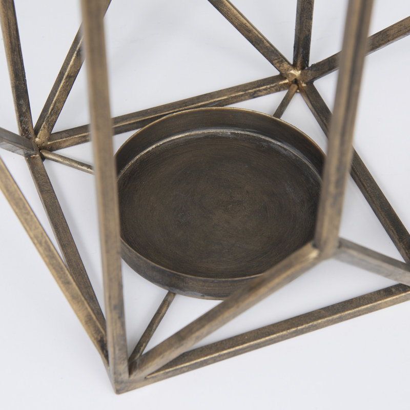 Metal Tabletop Lantern, Large