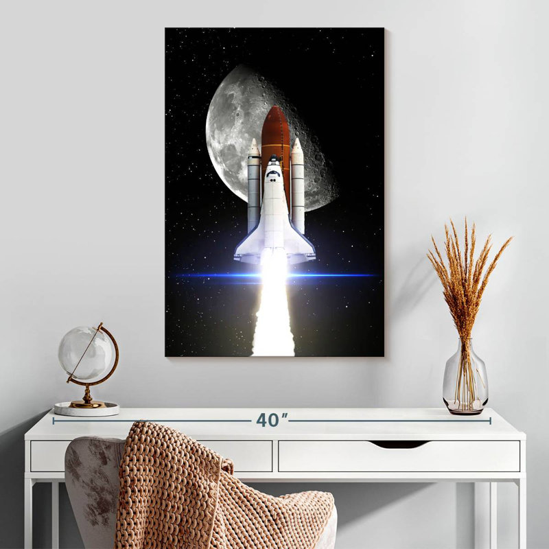 Oberle Space Shuttle Mission, 30" H x 20" W