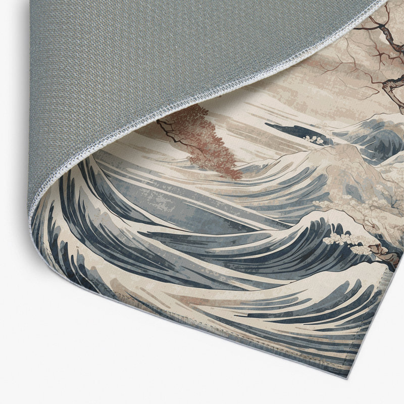 Tapis intérieur et extérieur Petal Dew, Rectangle 1 pi 6 po x 2 pi 6 po