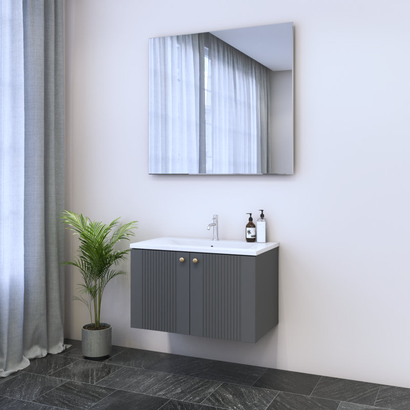 Borneo 04 Vanity, Gray