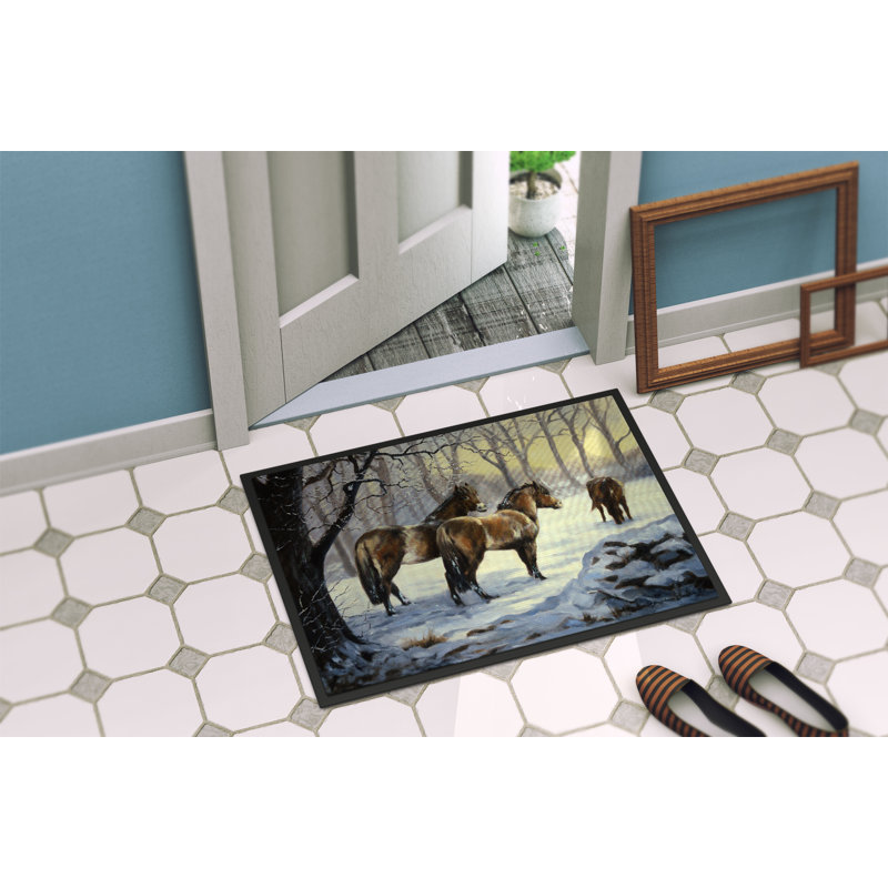 Non-Slip Outdoor Doormat, Rectangle 1'6" x 2'3"