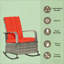 Fauteuil inclinable et berçant en rotin d'extérieur-1848886365-1848886367