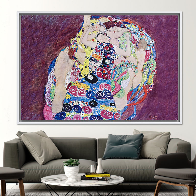 Print on Canvas, 25 cm H x 35 cm W, White Floater Framed