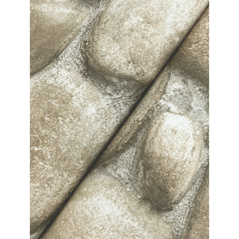 Papier peint Root Rock, Gris