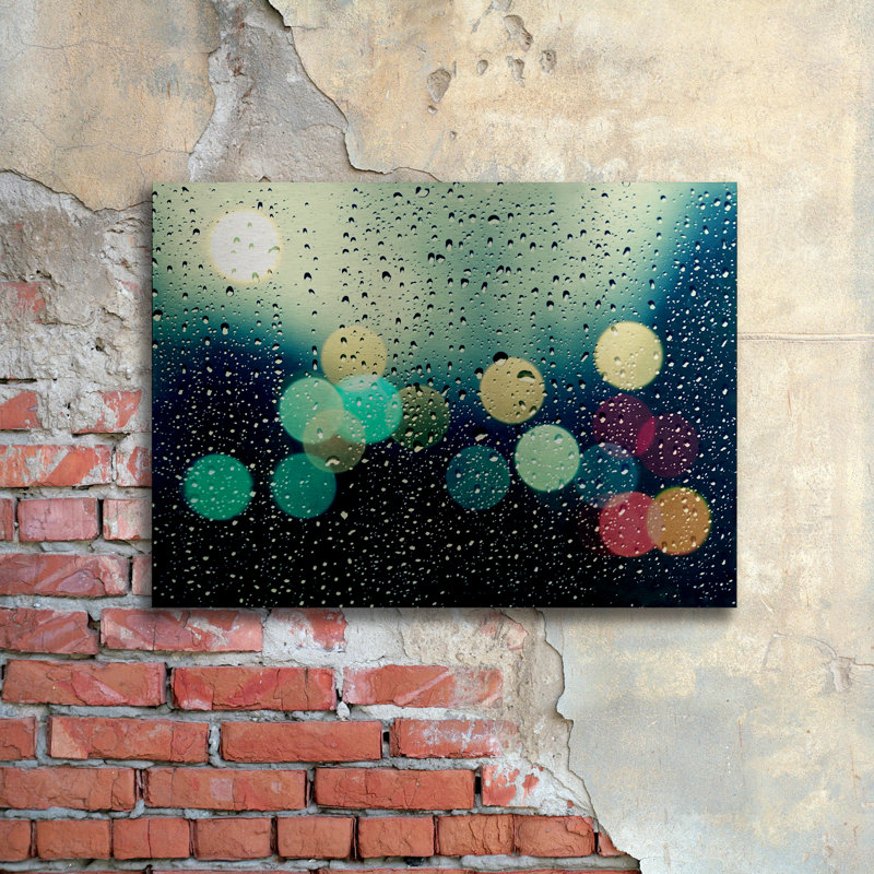 « rainy city », reproduction de photo, Aluminium, H 16 po x l 22 po x P 1 po
