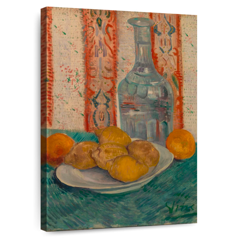 Carafe et plat avec agrumes Yarlin, H 36 po x l 24 po