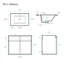 Ensemble de meuble-lavabo mural 30 po Curtis-118040149-118040151